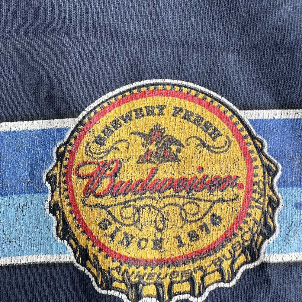 Budweiser × Vintage Vintage Distressed Huge Budwe… - image 3