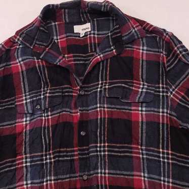 Sonoma Sonoma Tartan Flannel Button Up Shirt Mens 