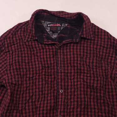 Tony Hawk Tony Hawk Gingham Flannel Button Up Shi… - image 1