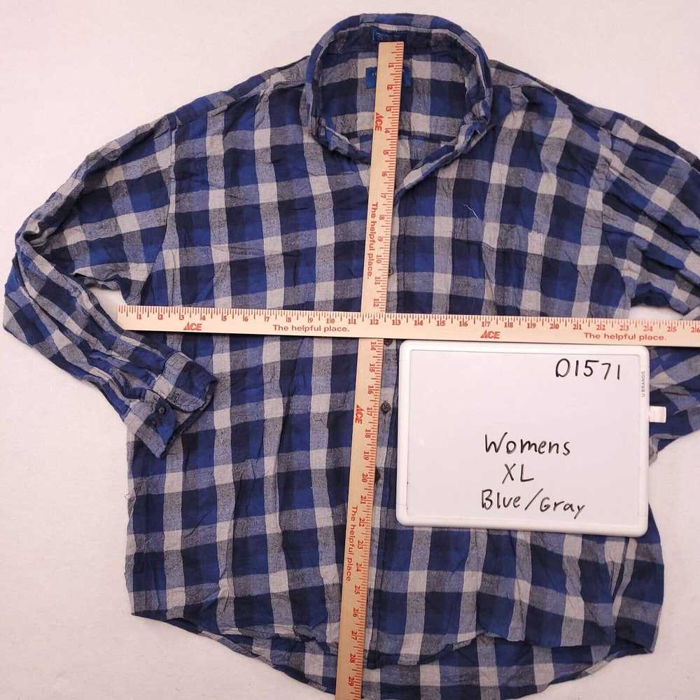 Towncraft TownCraft Gingham Flannel Button Up Shi… - image 7