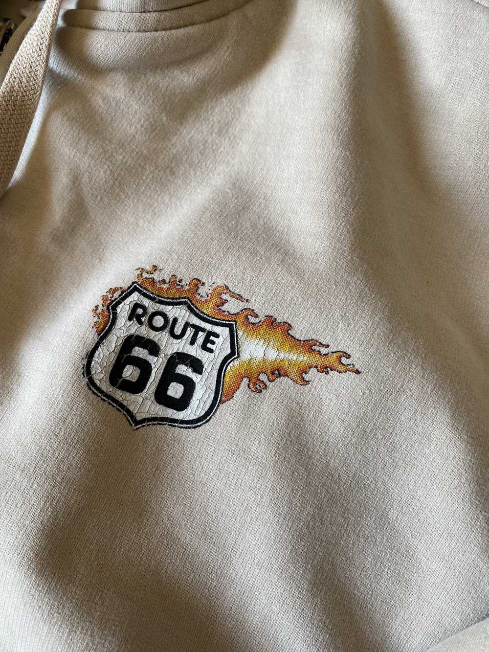 Route 66 × Vintage Vintage Route 66 zip hoodie ra… - image 3