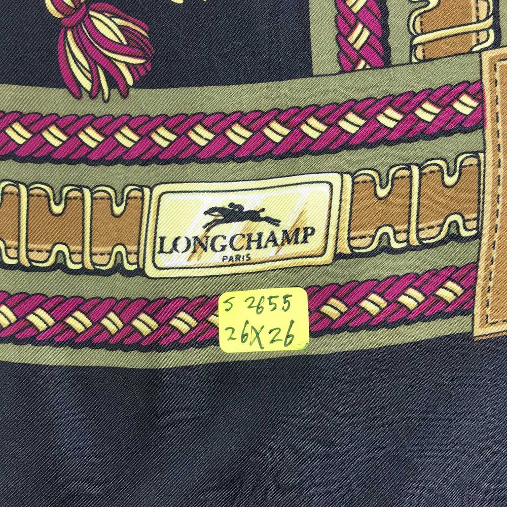 Longchamp × Vintage Vintage Longchamp Silk Scarf - image 4