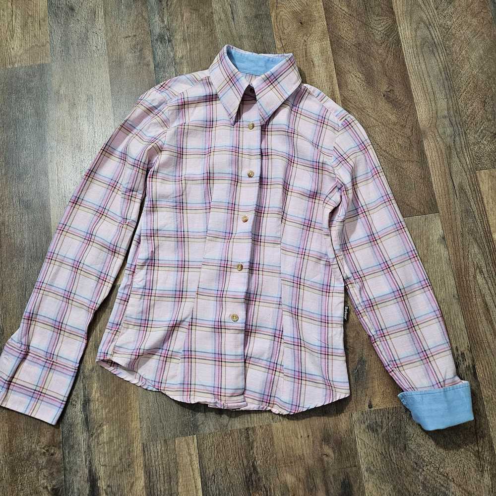 Barbour BARBOUR Women's Sz 4 The Ladies Shirt Pla… - image 2