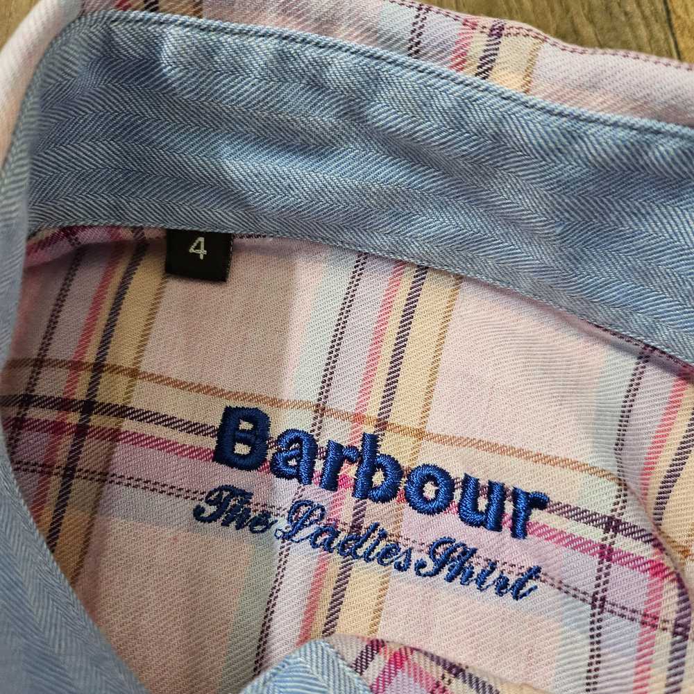 Barbour BARBOUR Women's Sz 4 The Ladies Shirt Pla… - image 6