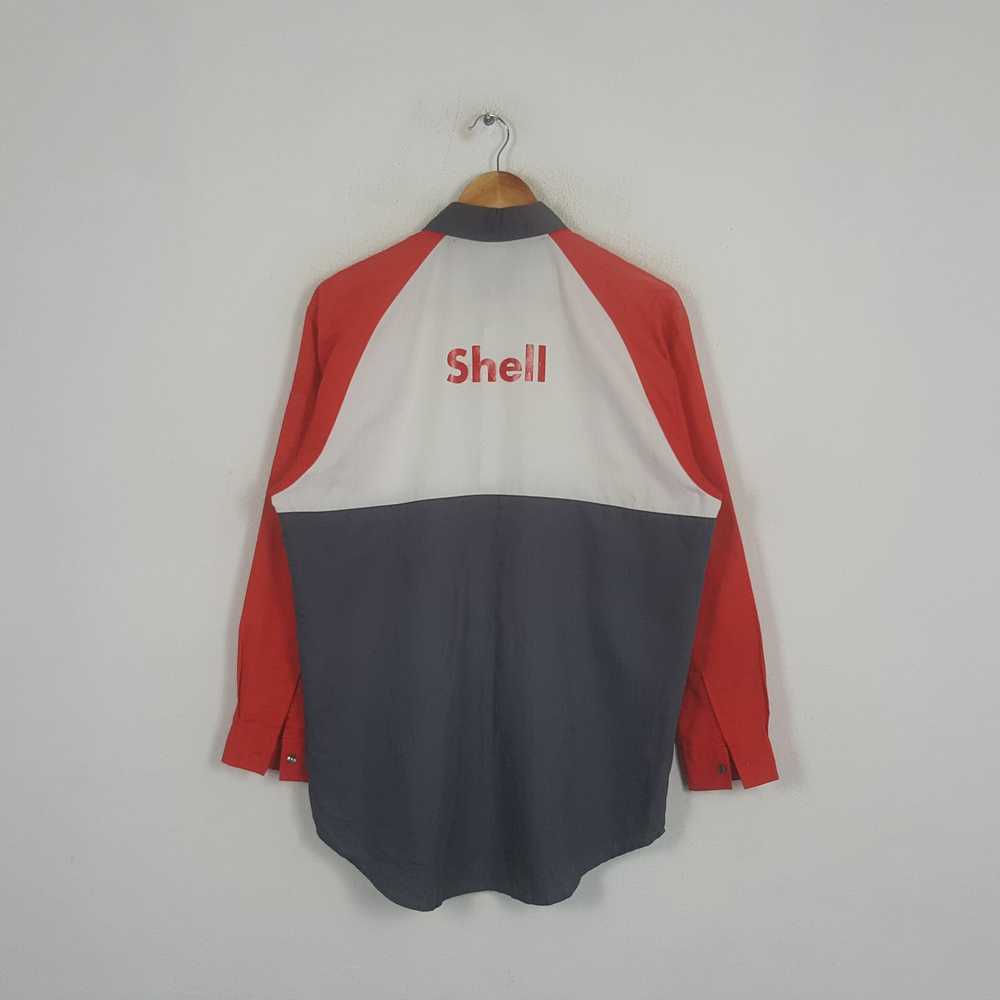 Racing × Vintage × Workers Vintage Shell Oil And … - image 1