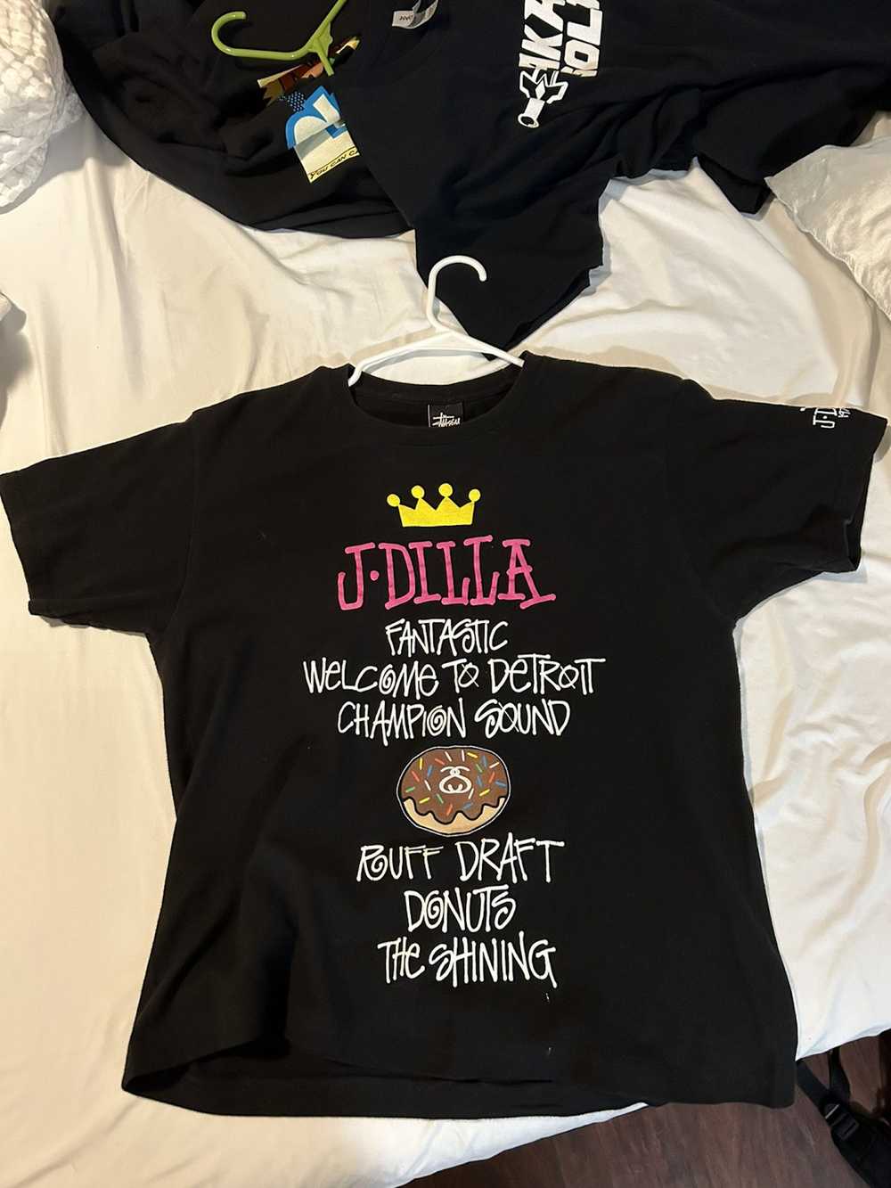 J dilla outlet stussy t shirt