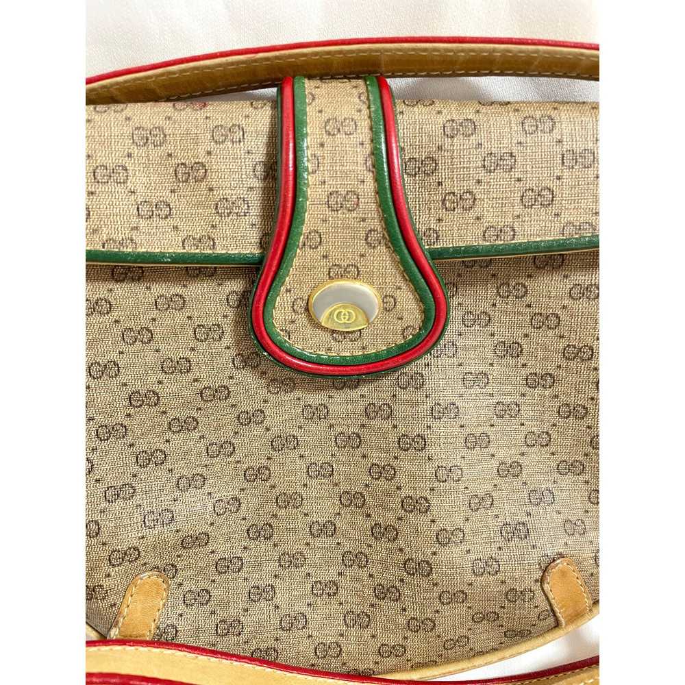 Gucci Vintage Gucci GG monogram shoulder bag with… - image 3