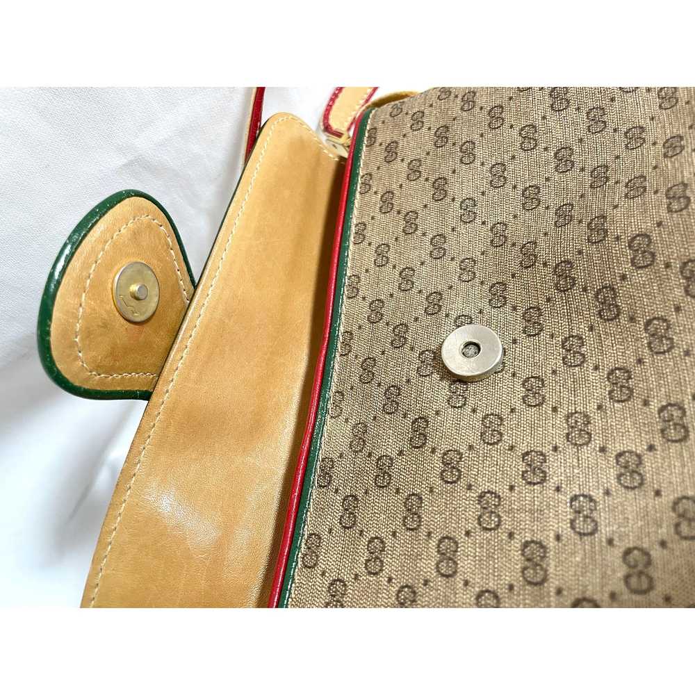 Gucci Vintage Gucci GG monogram shoulder bag with… - image 8