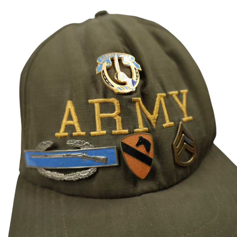 Military × Vintage Vintage Army Hat with Military… - image 3