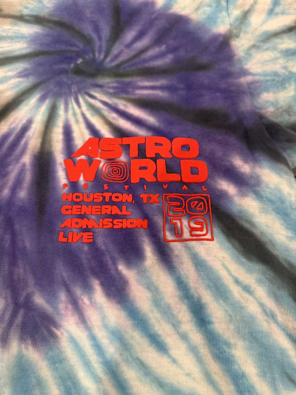 Travis Scott Travis Scott Astroworld T Shirt TyeD… - image 2