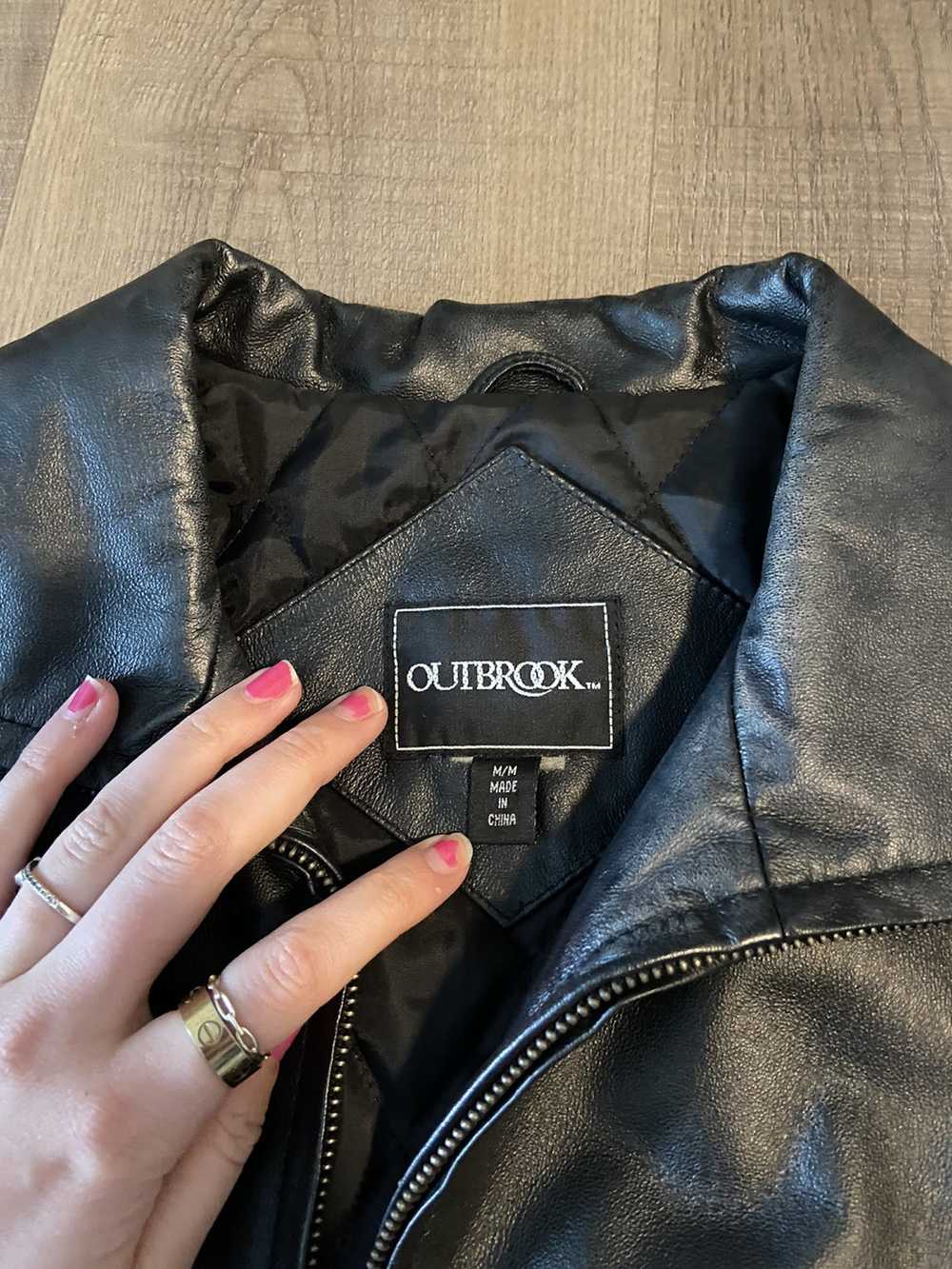Leather Jacket × Vintage Vintage Outbrook Jacket - image 2