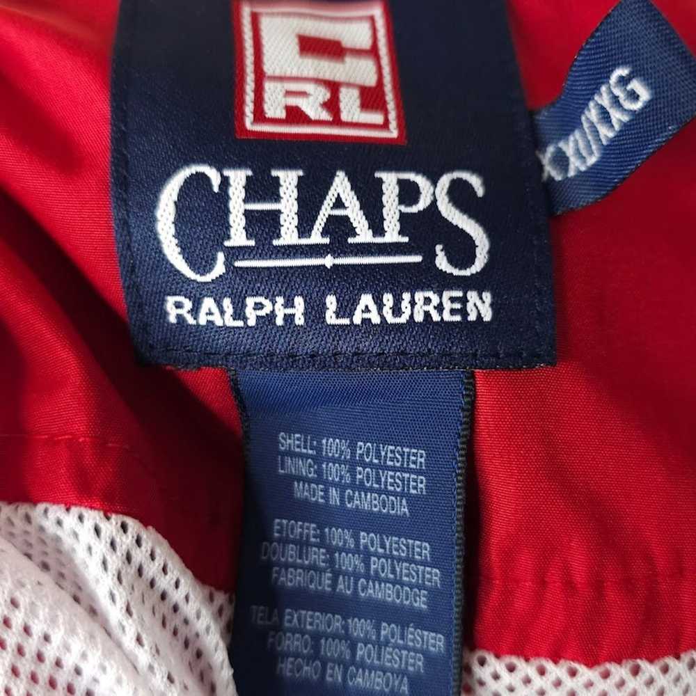 Vintage Chaps Ralph Lauren Windbreaker Jacket Men… - image 4