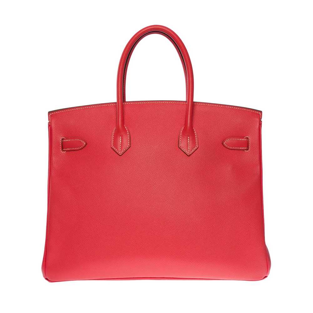 Hermes HERMES Rare Birkin 35 Candy handbag in Ros… - image 2