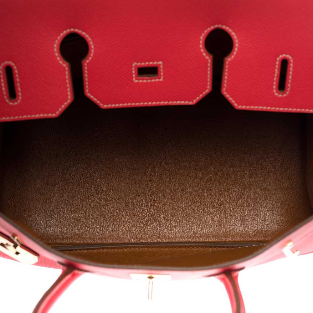 Hermes HERMES Rare Birkin 35 Candy handbag in Ros… - image 7