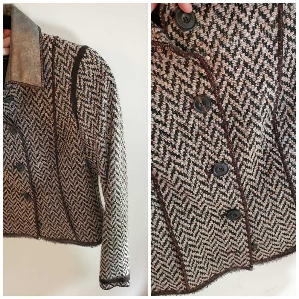 Other Worth New York Versatile Brown Herringbone … - image 3