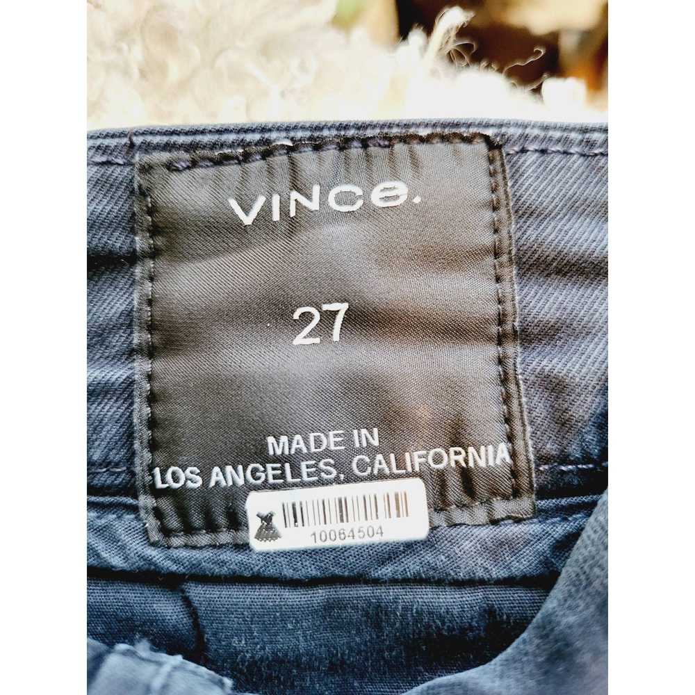 Vince Vince High-Rise Straight Leg Chinos - Navy … - image 10