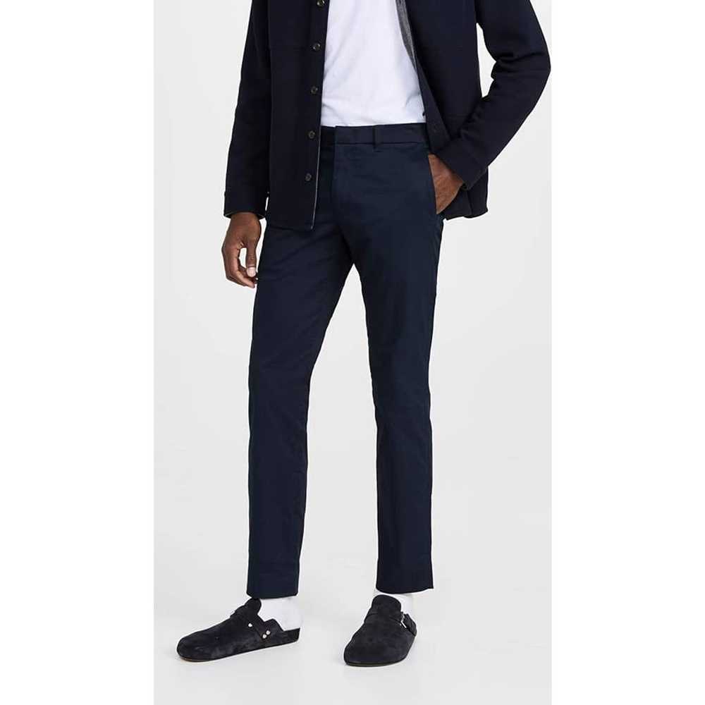 Vince Vince High-Rise Straight Leg Chinos - Navy … - image 2
