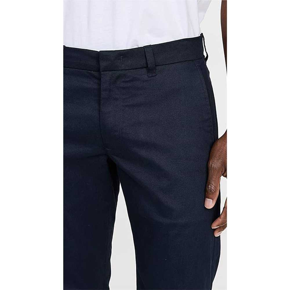 Vince Vince High-Rise Straight Leg Chinos - Navy … - image 5