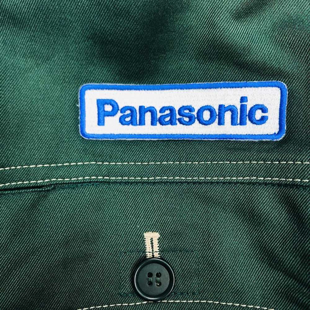 Vintage Vtg PANASONIC Zip Up Jacket Workwear - image 8