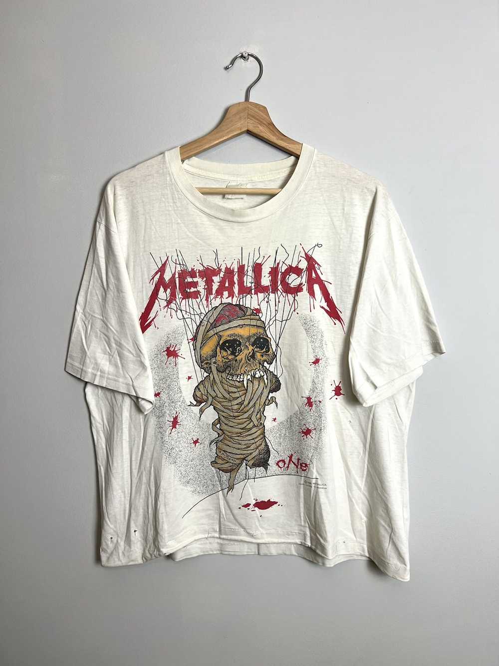 Band Tees × Metallica × Vintage 1989 Metallica On… - image 1