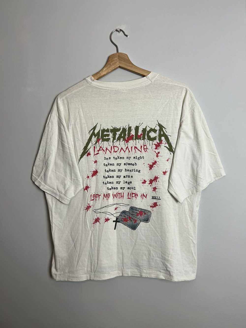 Band Tees × Metallica × Vintage 1989 Metallica On… - image 2