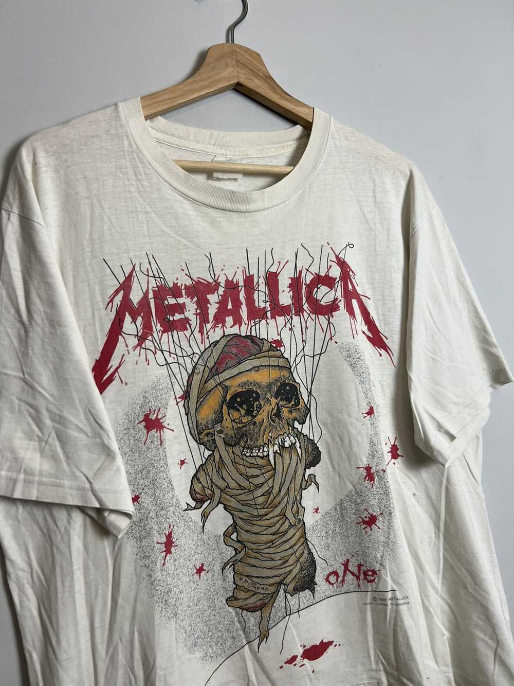 Band Tees × Metallica × Vintage 1989 Metallica On… - image 3