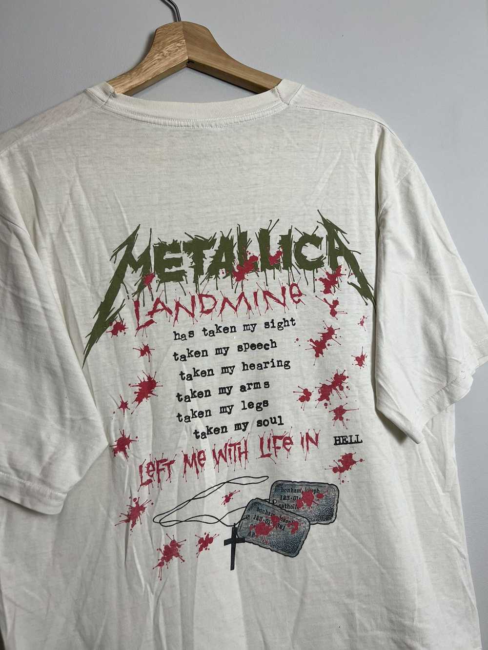 Band Tees × Metallica × Vintage 1989 Metallica On… - image 4