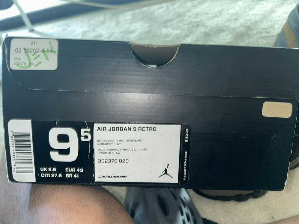 Jordan Brand × Nike Air Jordan 9 Retro “Olive” 20… - image 4