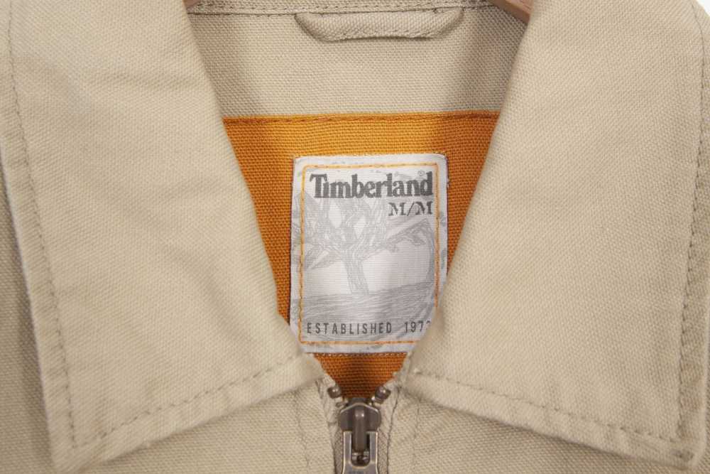 Timberland × Vintage Timberland Cotton Beige Mili… - image 4