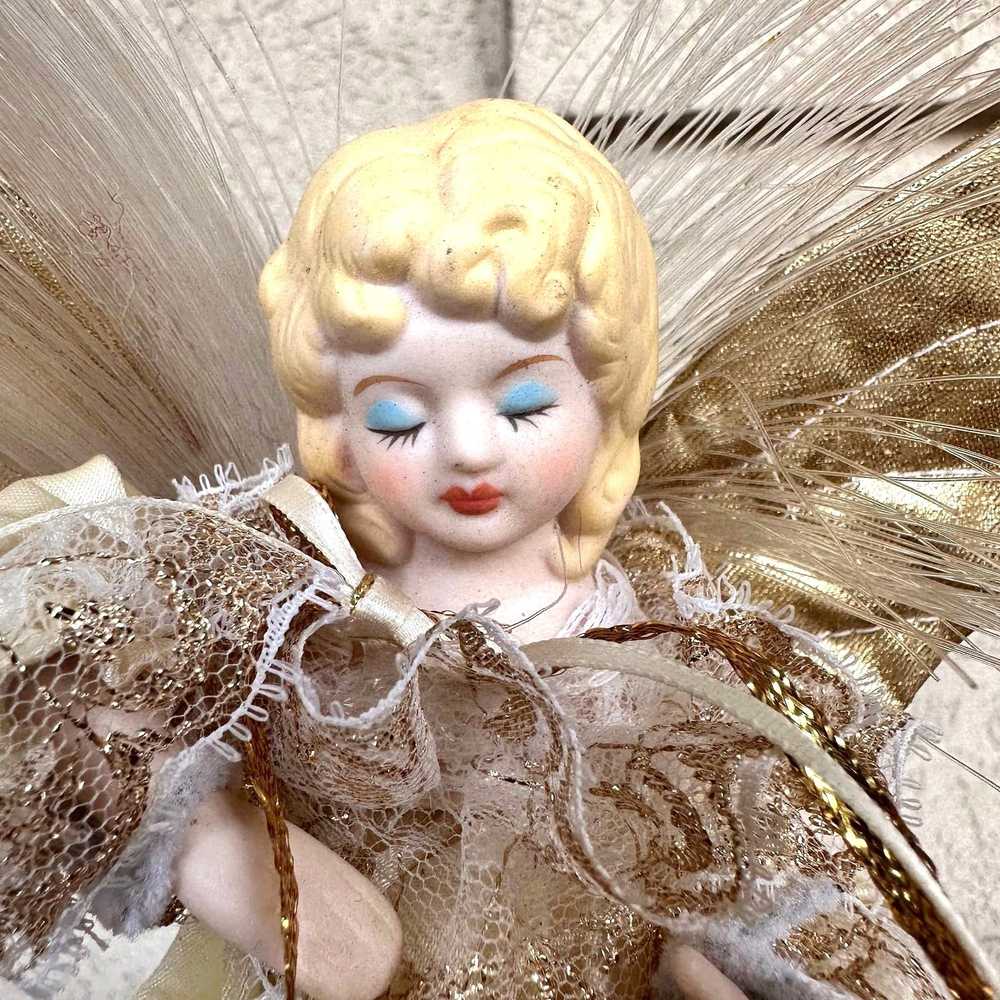 Art × Handmade × Vintage VTG Angel Christmas Tree… - image 2