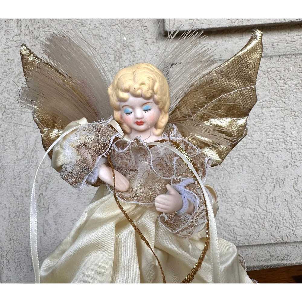 Art × Handmade × Vintage VTG Angel Christmas Tree… - image 3