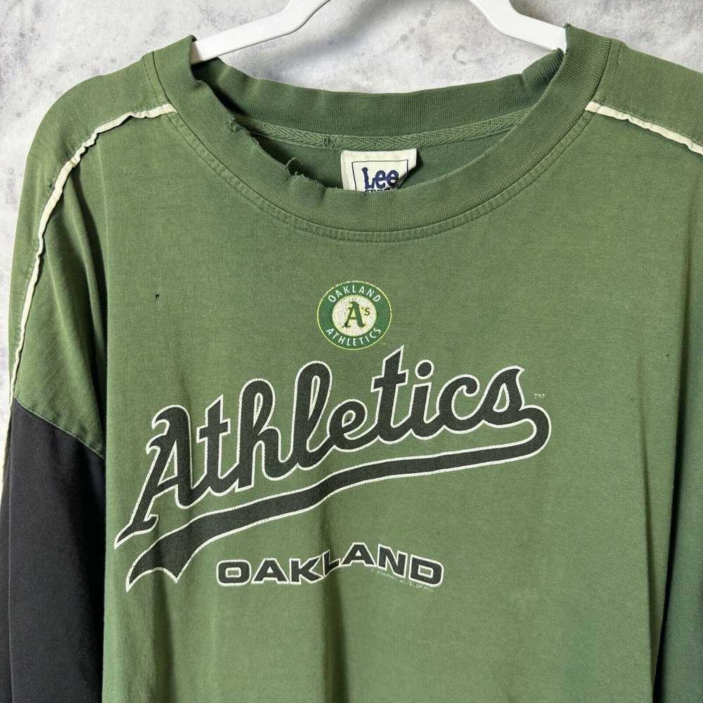 Lee × MLB × Vintage Vintage Oakland Athletics T S… - image 3