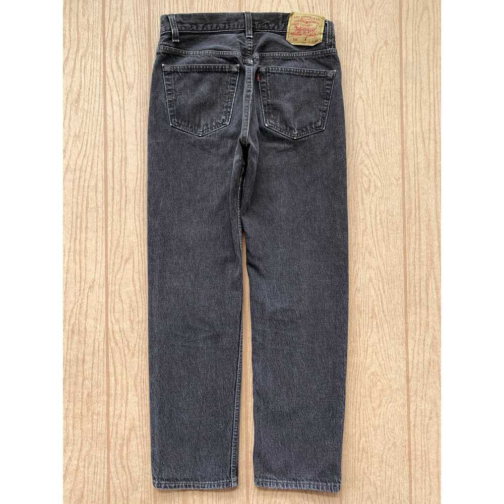 Levi's 1990s Faded Charcoal Levis 501 Jeans - image 1