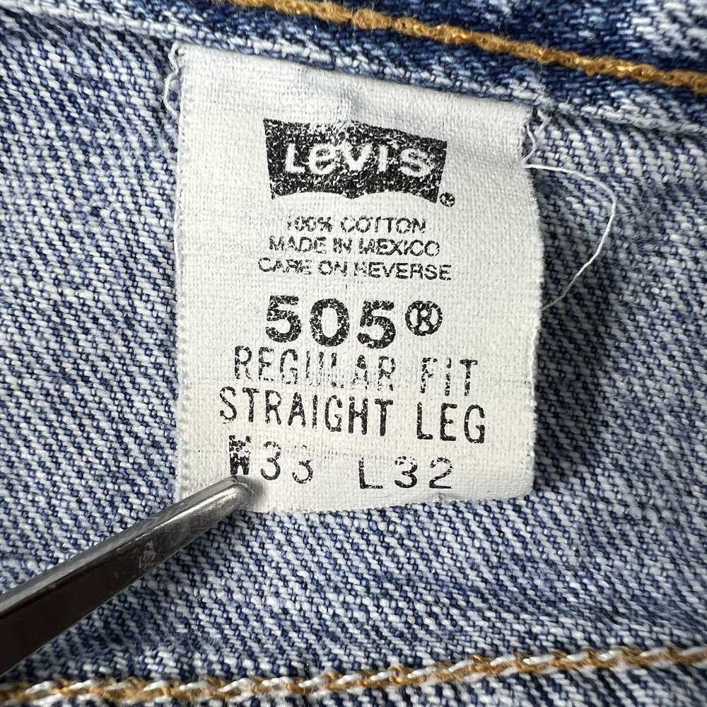 Levi's × Vintage Vintage Levi's Jeans 505 Straigh… - image 8