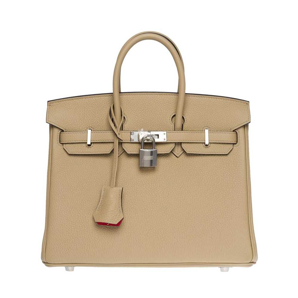 Hermes HERMES New Birkin 25cm Verso handbag in Tr… - image 2