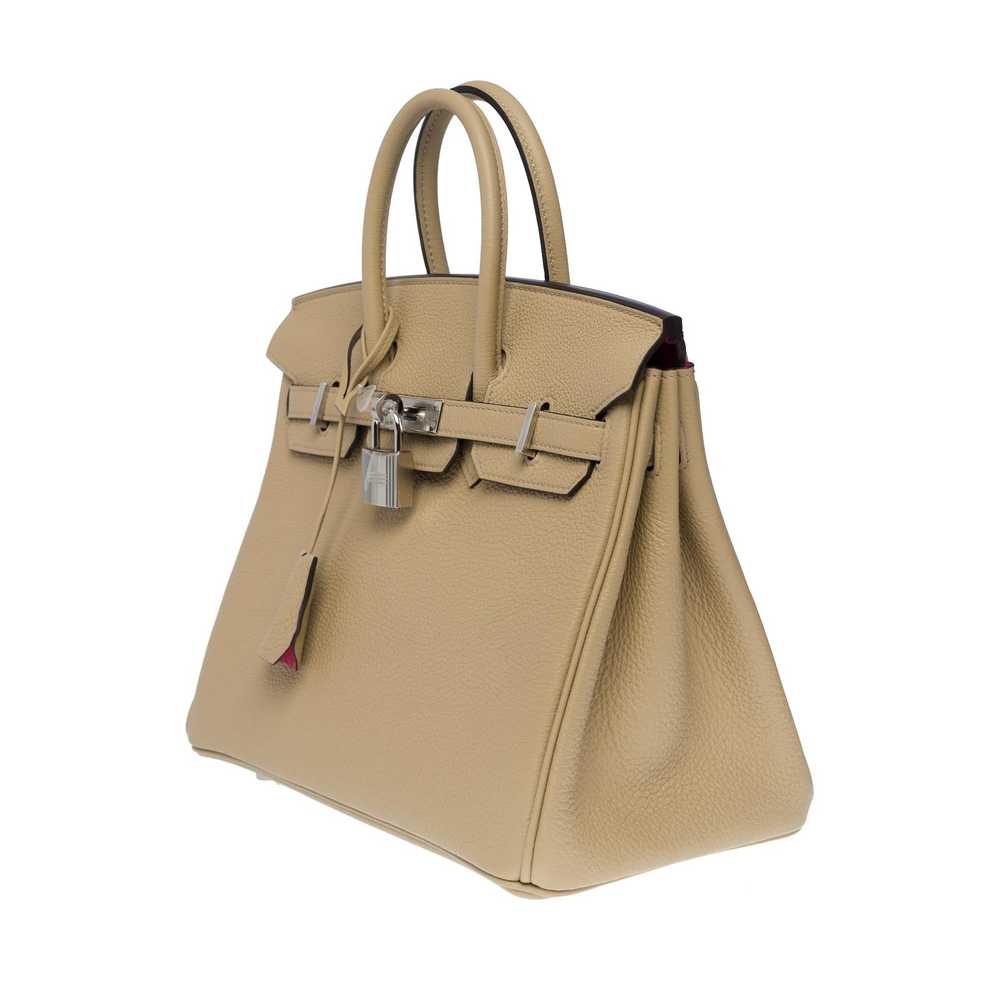 Hermes HERMES New Birkin 25cm Verso handbag in Tr… - image 4