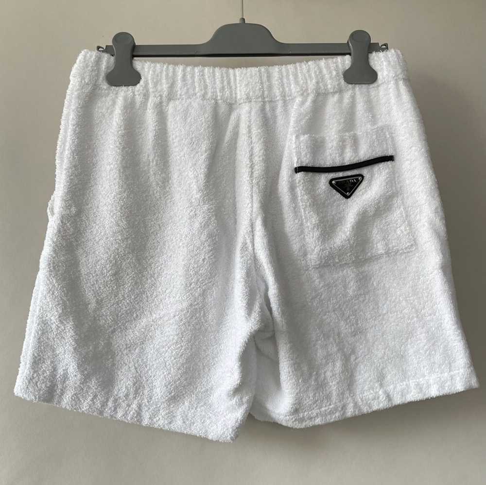 Prada Prada Cotton Terry Shorts - image 3