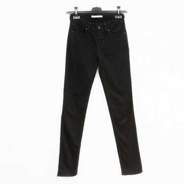 Levi's 712 Slim W23 L32 Black Jeans Trousers Slim… - image 1