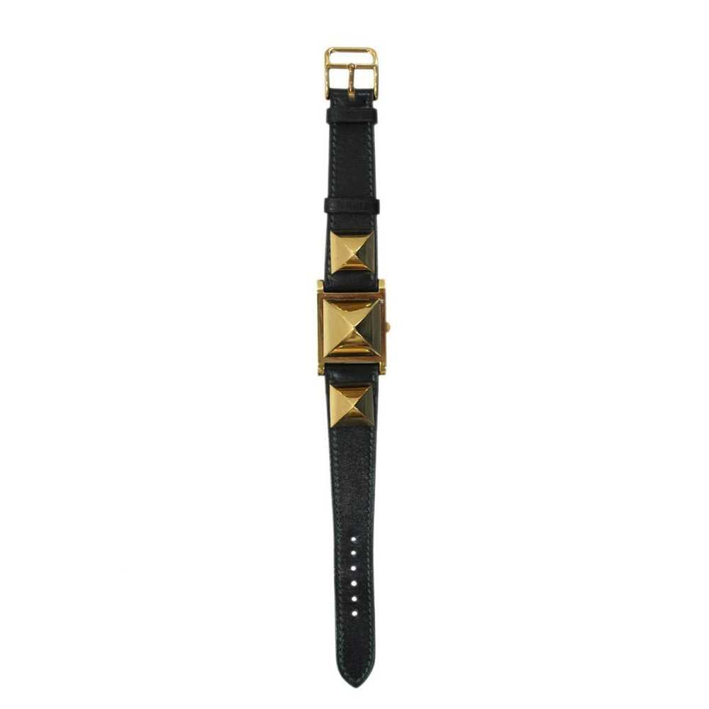 Hermes HERMES Medor wrist watch 613006 〇X R gold,… - image 2
