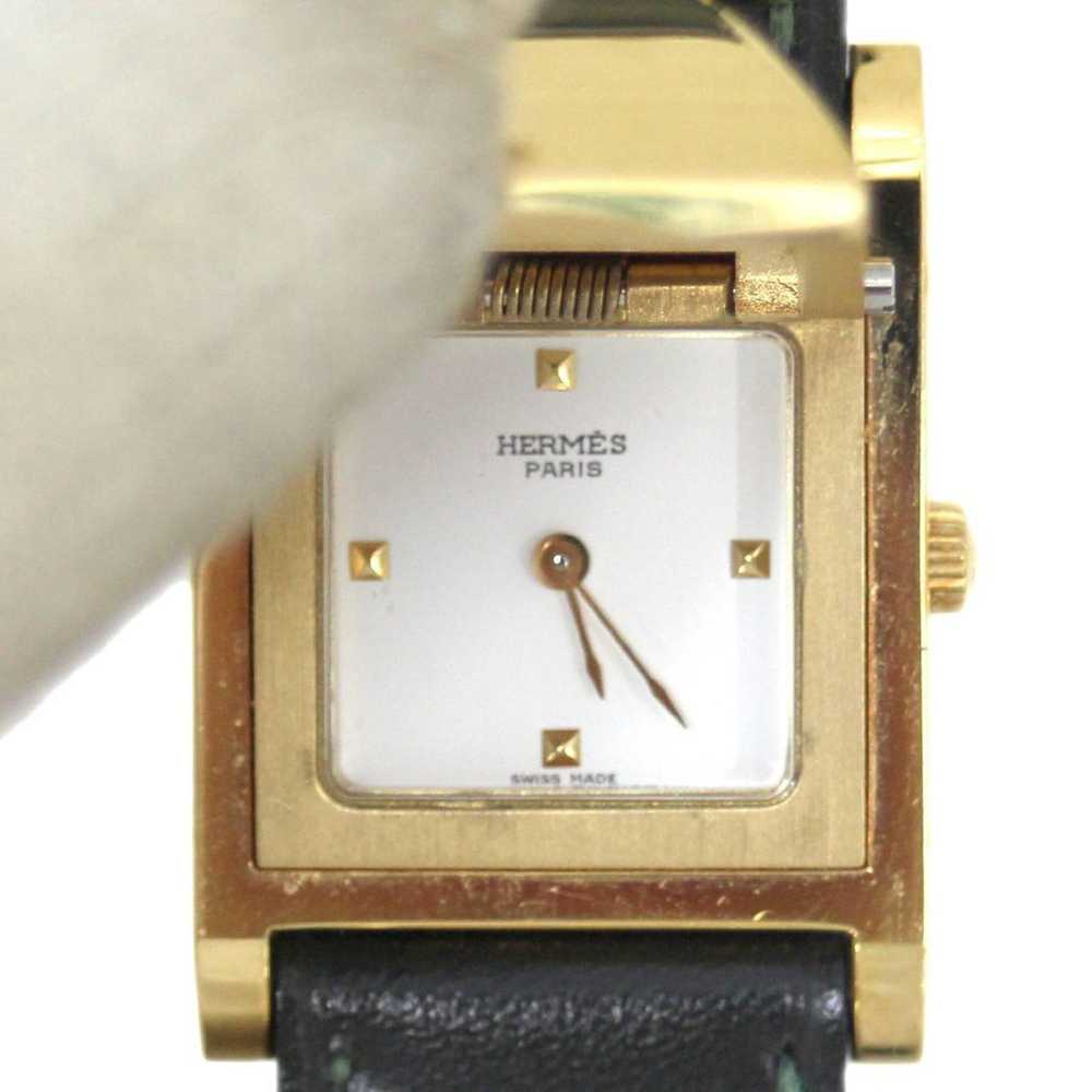 Hermes HERMES Medor wrist watch 613006 〇X R gold,… - image 4