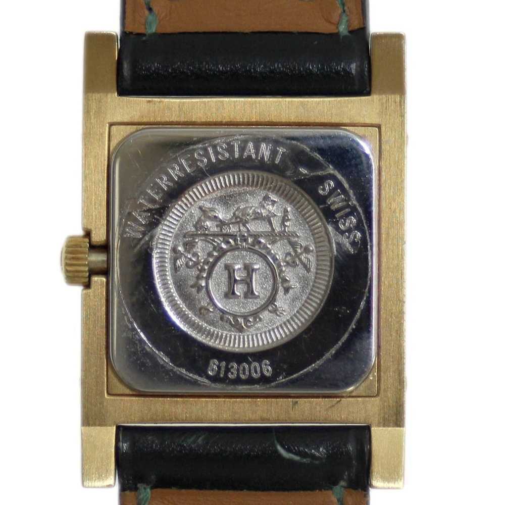 Hermes HERMES Medor wrist watch 613006 〇X R gold,… - image 5