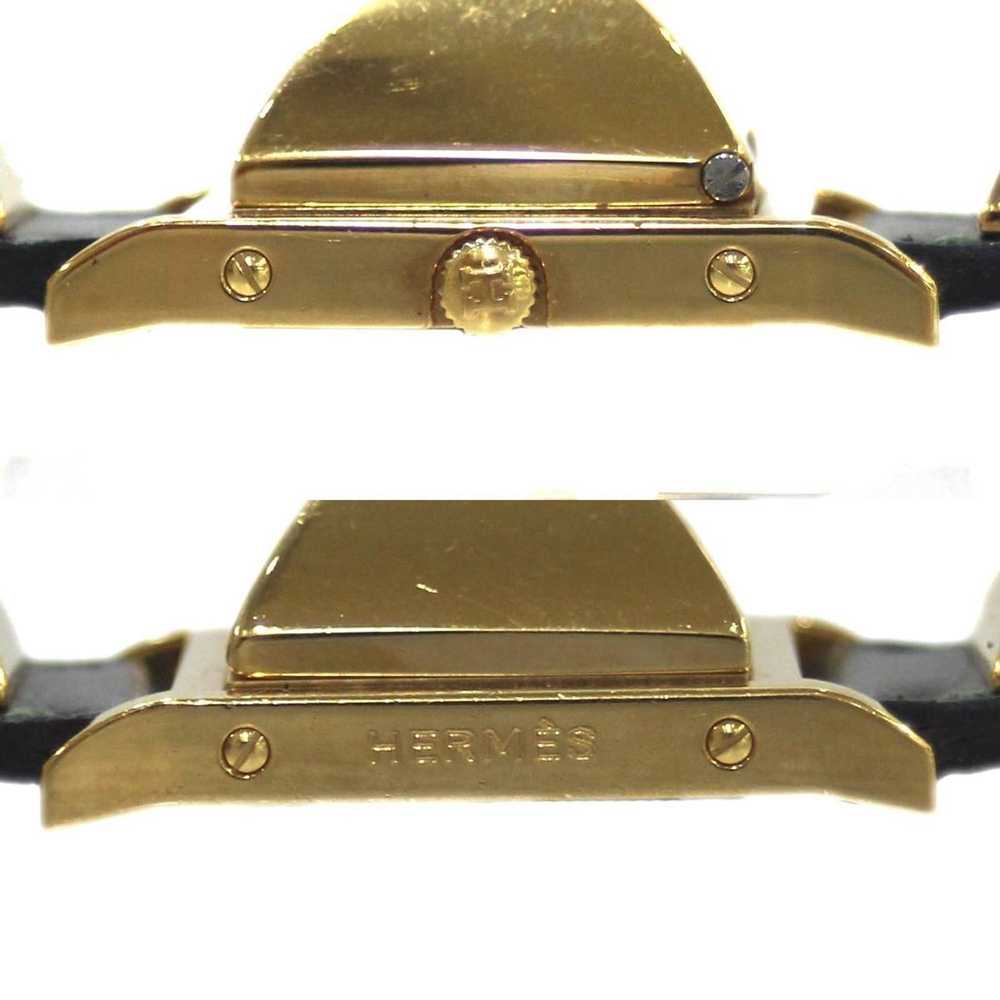 Hermes HERMES Medor wrist watch 613006 〇X R gold,… - image 6