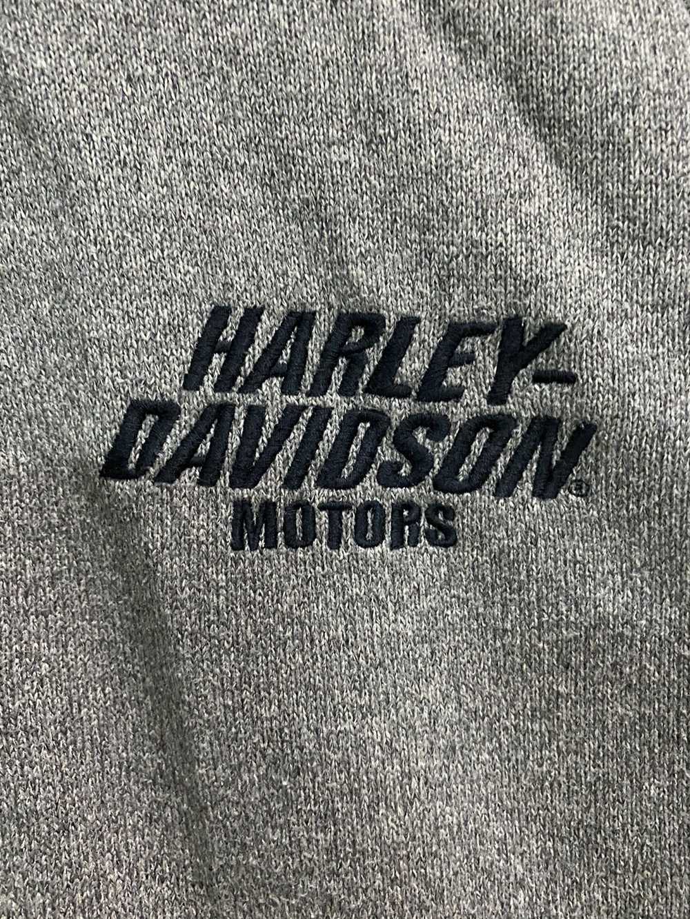 Harley Davidson Vintage Harley Davidson half zipp… - image 3