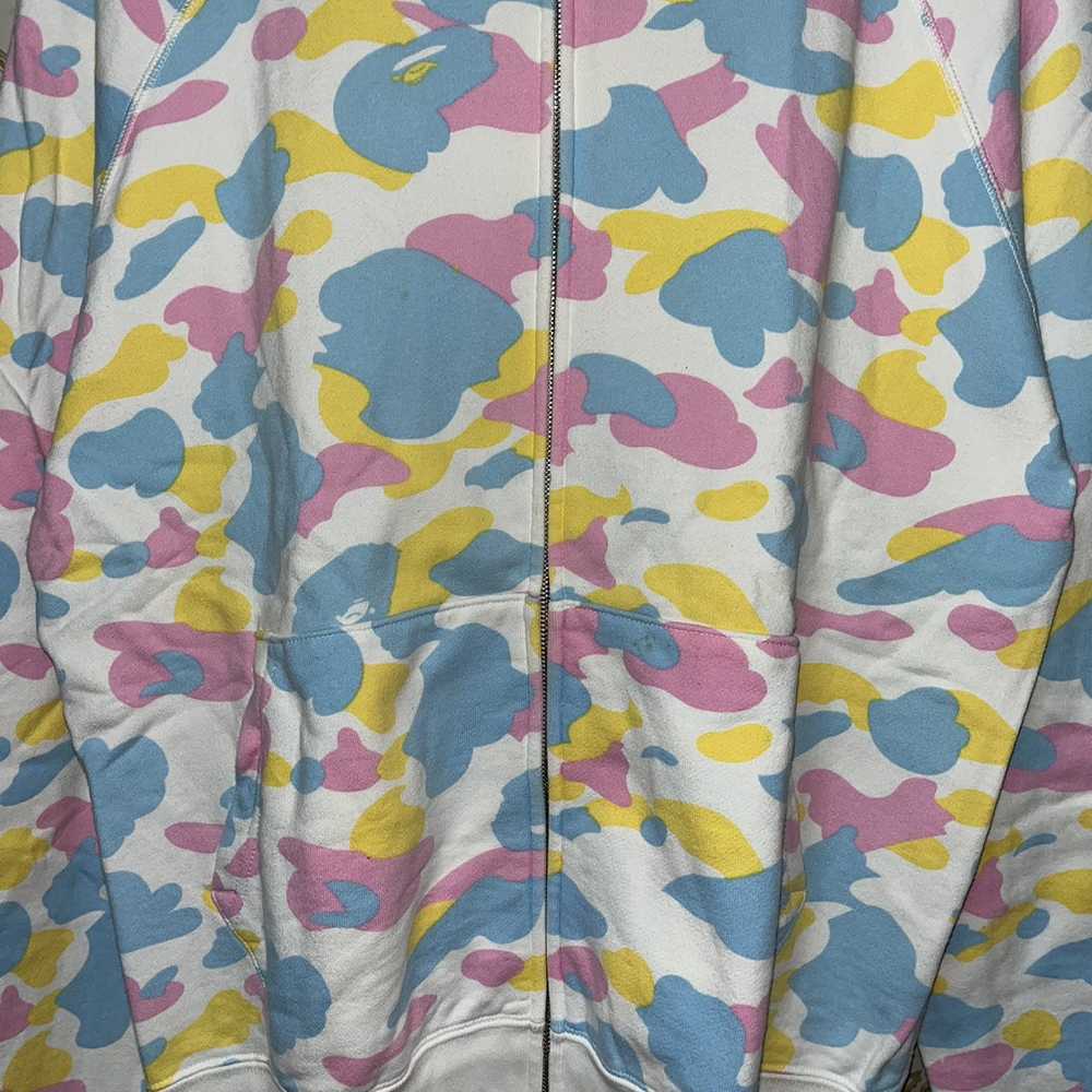 Bape 2006 Cotton Candy Camo Full Zip Hoodie - image 12