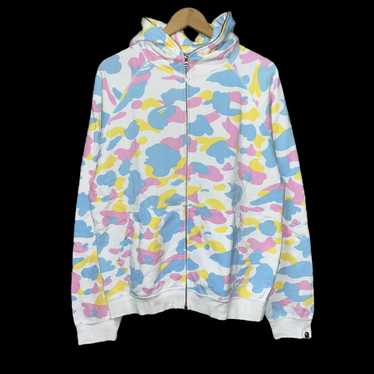 Bape 2006 Cotton Candy Camo Full Zip Hoodie - image 1