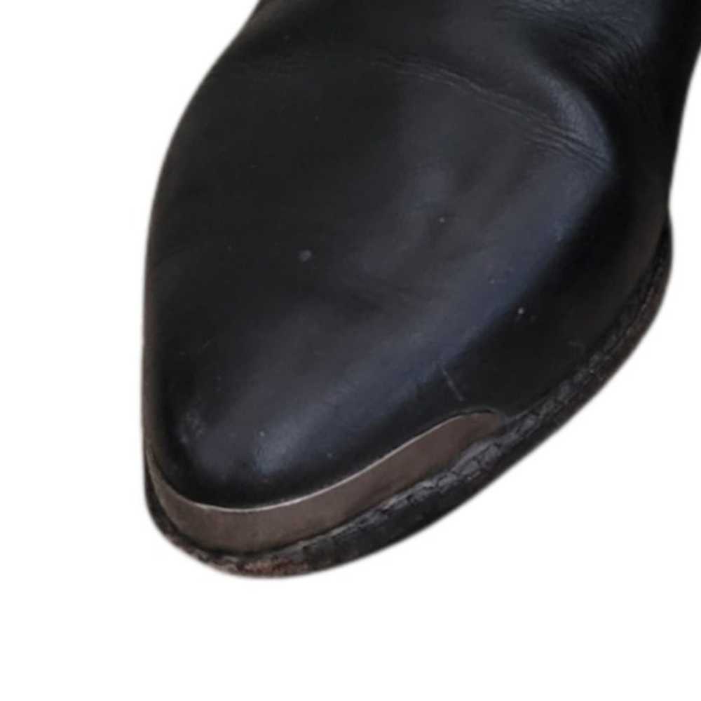 Marc Albert Vintage Pee Black Leather Riding Boots - image 6