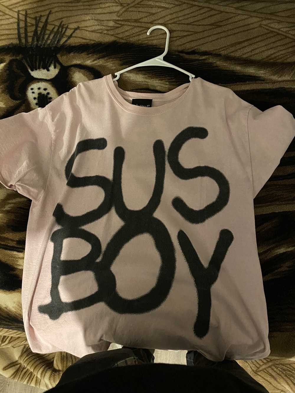 LIL PEEP × Sus Boy Lil Peep Sus boy pink tee - Gem