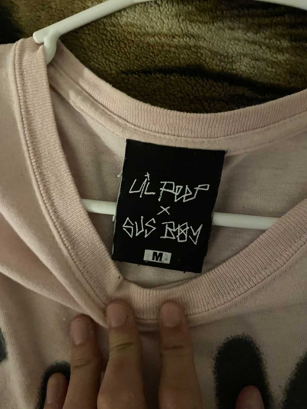 LIL PEEP × Sus Boy Lil Peep Sus boy pink tee - Gem