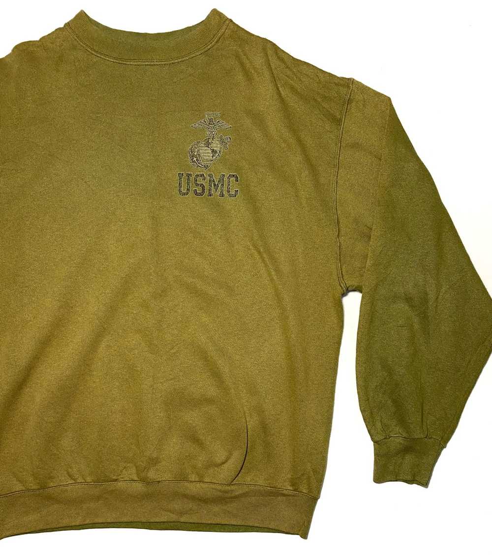 Military × Usmc × Vintage Vintage USMC sweatshirt… - image 2