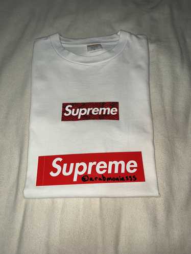 Supreme snakeskin clearance box logo tee